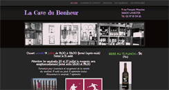 Desktop Screenshot of lacavedubonheur.com