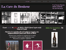 Tablet Screenshot of lacavedubonheur.com